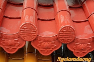 Ngói Âm Dương Đỏ Cam