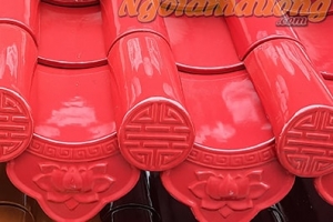 Ngói Âm Dương Đỏ Cờ