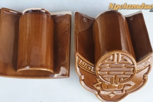 Ngói Âm Dương Vàng Mangan