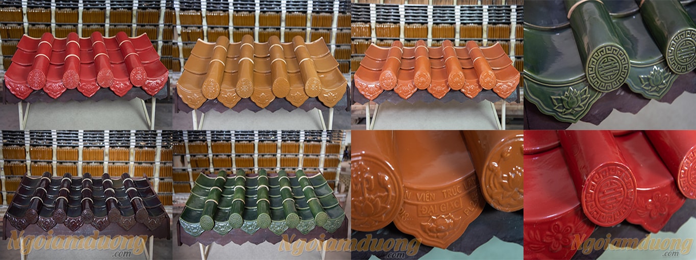 Ngói âm dương, ngói lưu ly, ngói âm dương bát tràng, ngói âm dương lái thiêu,Ngói âm dương bình dương, ngói âm dương đồng nai